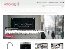 Tablet Screenshot of kuchentime.com